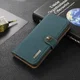Sony Xperia 5 III Hoesje RFID Portemonnee Book Case Echt Leer Groen afbeelding 3