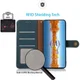 Sony Xperia 5 III Hoesje RFID Portemonnee Book Case Echt Leer Groen afbeelding 9
