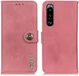 KHAZNEH Sony Xperia 5 III Hoesje Portemonnee Book Case Kunstleer Roze afbeelding 4