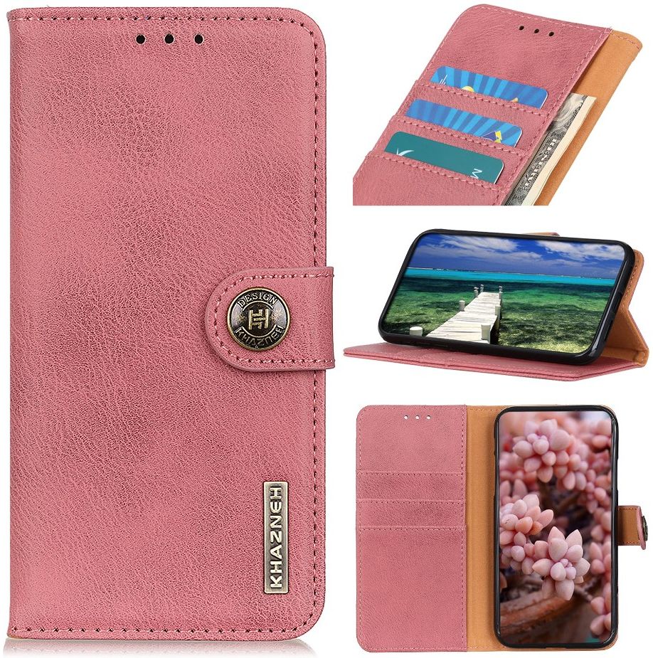 KHAZNEH Sony Xperia 5 III Hoesje Portemonnee Book Case Kunstleer Roze afbeelding 5