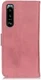 KHAZNEH Sony Xperia 5 III Hoesje Portemonnee Book Case Kunstleer Roze afbeelding 3