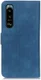 KHAZNEH Sony Xperia 5 III Hoesje Retro Wallet Book Case Blauw afbeelding 4