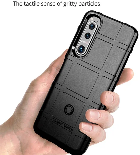 Sony Xperia 5 III Hoesje Shock Proof Rugged Shield Back Cover Groen afbeelding 4