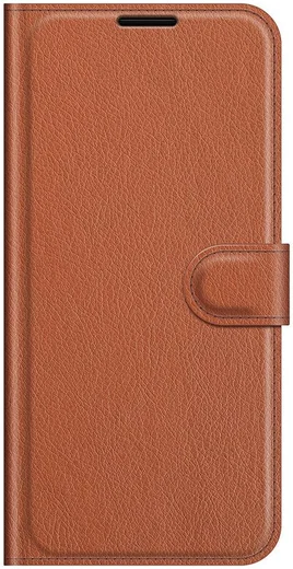 Motorola Moto E7(i) Power Hoesje Wallet Book Case Kunstleer Bruin afbeelding 2