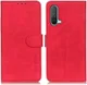KHAZNEH OnePlus Nord CE 5G Hoesje Retro Wallet Book Case Rood afbeelding 2
