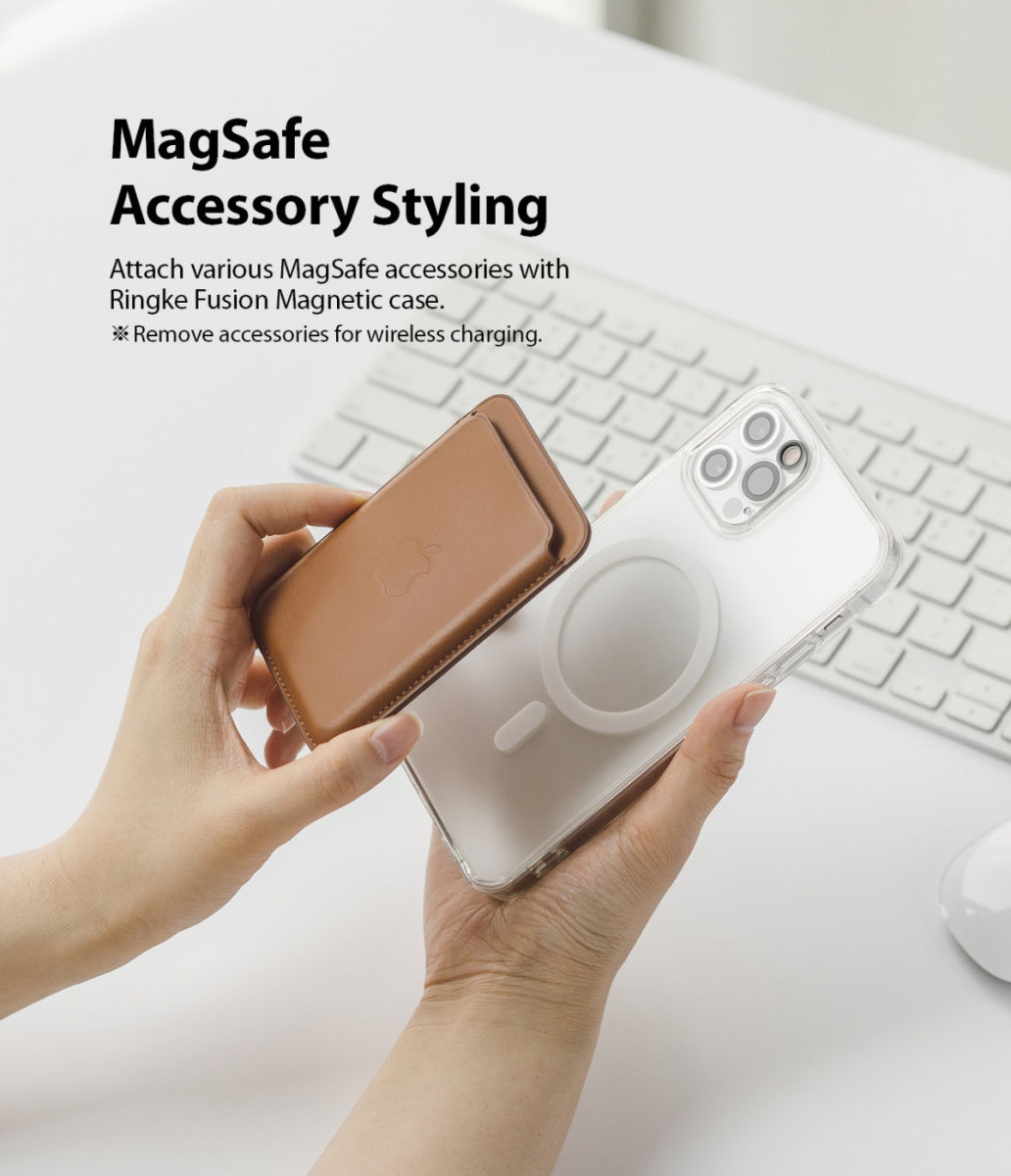 Ringke Fusion Magnetic Apple iPhone 12 / 12 Pro Hoesje Mat Transparant afbeelding 11