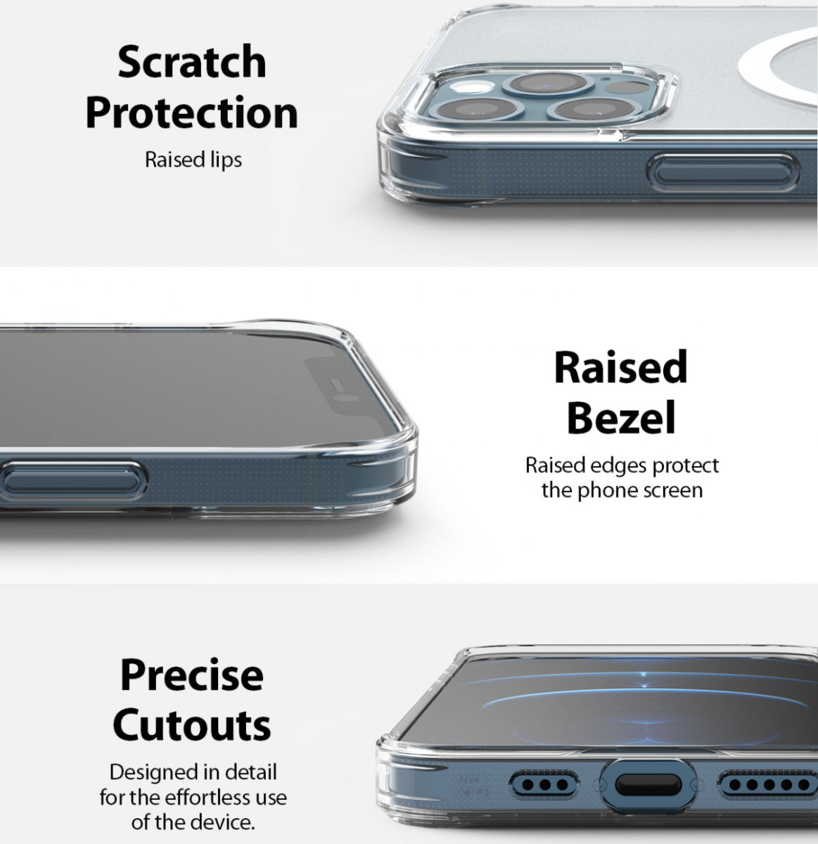 Ringke Fusion Magnetic Apple iPhone 12 / 12 Pro Hoesje Mat Transparant afbeelding 14