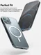 Ringke Fusion Magnetic Apple iPhone 12 / 12 Pro Hoesje Mat Transparant afbeelding 3