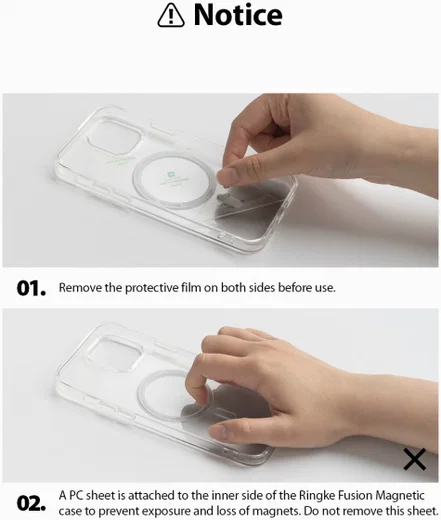 Ringke Fusion Magnetic Apple iPhone 12 / 12 Pro Hoesje Mat Transparant afbeelding 4