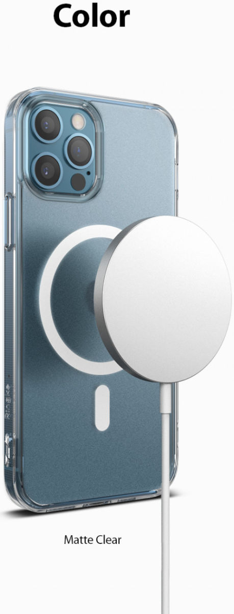Ringke Fusion Magnetic Apple iPhone 12 / 12 Pro Hoesje Mat Transparant afbeelding 6