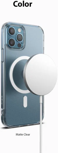 Ringke Fusion Magnetic Apple iPhone 12 / 12 Pro Hoesje Mat Transparant afbeelding 6