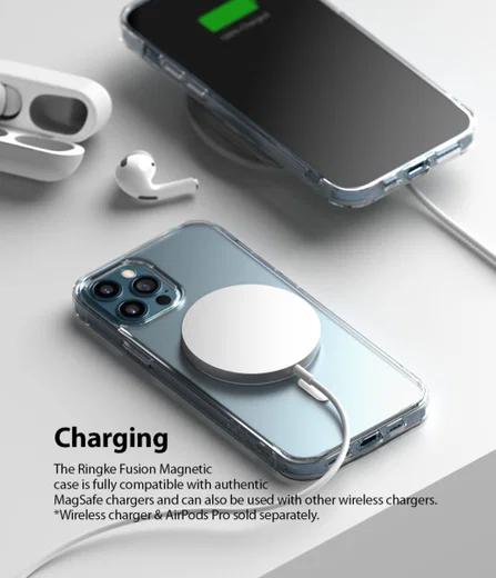 Ringke Fusion Magnetic Apple iPhone 12 / 12 Pro Hoesje Mat Transparant afbeelding 9