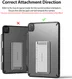 Ringke Fusion Apple iPad Pro 11 Hoes + Outstanding Transparant Zwart afbeelding 4