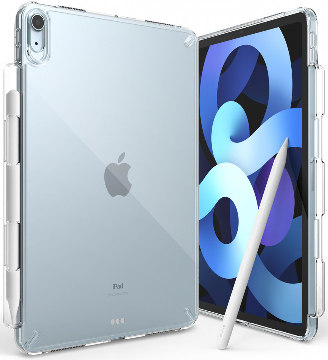 Ringke Fusion iPad Air 2020 / 2022 Hoes + Outstanding Transparant afbeelding 1