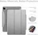 ESR Ascend Apple iPad Pro 12.9 2021 Hoes Tri-Fold Book Case Grijs afbeelding 2