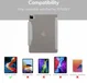 ESR Ascend Apple iPad Pro 12.9 2021 Hoes Tri-Fold Book Case Grijs afbeelding 9