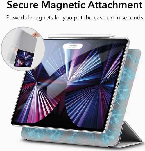 ESR Rebound Slim Apple iPad Pro 11 (2020/2021) Hoes Tri-Fold Zilver afbeelding 7