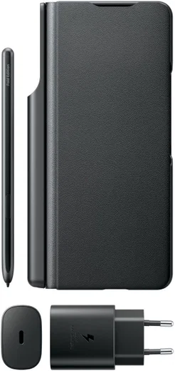 Origineel Samsung Z Fold 3 Pack (Flip Cover + 25W Adapter + S-Pen) afbeelding 2