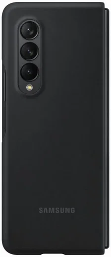 Origineel Samsung Galaxy Z Fold 3 Hoesje Siliconen Cover Zwart afbeelding 3