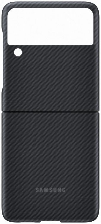 Originele Samsung Galaxy Z Flip 3 Aramid Case Zwart afbeelding 4