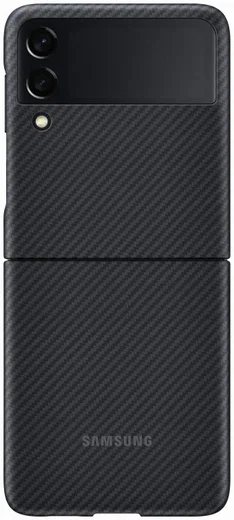 Originele Samsung Galaxy Z Flip 3 Aramid Case Zwart afbeelding 1