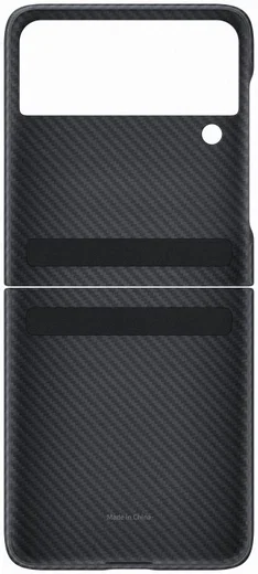 Originele Samsung Galaxy Z Flip 3 Aramid Case Zwart afbeelding 5