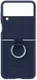Origineel Samsung Galaxy Z Flip 3 Hoesje Silicone Cover met Ring Blauw afbeelding 2
