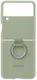 Origineel Samsung Galaxy Z Flip 3 Hoesje Silicone Cover met Ring Groen afbeelding 2