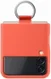 Origineel Samsung Galaxy Z Flip 3 Hoesje Silicone Cover met Ring Rood afbeelding 1