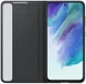 Origineel Samsung Galaxy S21 FE Hoesje Smart Clear View Cover Zwart afbeelding 3