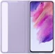 Origineel Samsung Galaxy S21 FE Hoesje Smart Clear View Cover Paars afbeelding 3