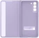 Origineel Samsung Galaxy S21 FE Hoesje Smart Clear View Cover Paars afbeelding 4
