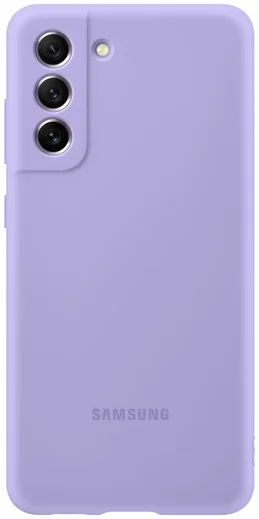 Origineel Samsung Galaxy S21 FE Hoesje Silicone Cover Paars afbeelding 1
