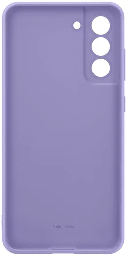 Origineel Samsung Galaxy S21 FE Hoesje Silicone Cover Paars afbeelding 5