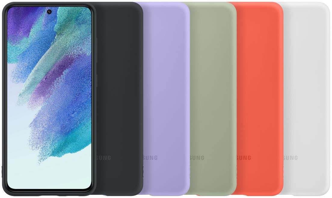 Origineel Samsung Galaxy S21 FE Hoesje Silicone Cover Paars afbeelding 6