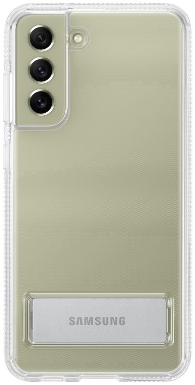 Origineel Samsung Galaxy S21 FE Hoesje Standing Cover Transparant afbeelding 1