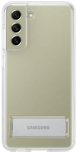 Origineel Samsung Galaxy S21 FE Hoesje Standing Cover Transparant afbeelding 1