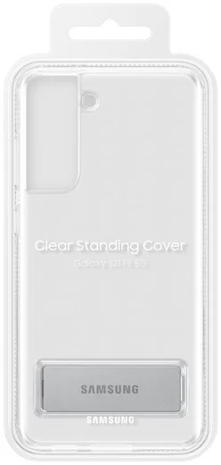 Origineel Samsung Galaxy S21 FE Hoesje Standing Cover Transparant afbeelding 9