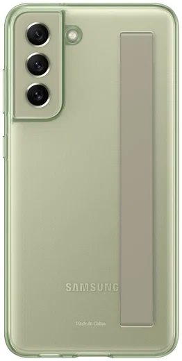 Origineel Samsung Galaxy S21 FE Hoesje Siliconen Strap Cover Groen afbeelding 1