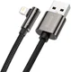 Baseus Legend Series USB naar Apple Lightning Kabel 2.4A Zwart 1M afbeelding 3