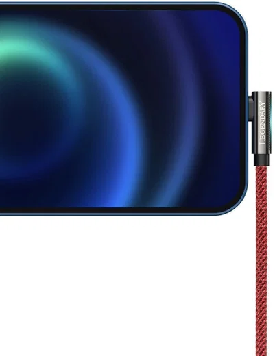 Baseus Legend Series USB naar Apple Lightning Kabel 2.4A Rood 1M afbeelding 5