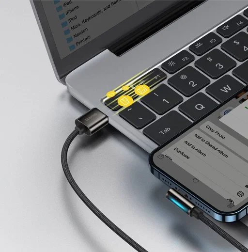 Baseus Legend Series USB naar Apple Lightning Kabel 2.4A Blauw 2M afbeelding 17