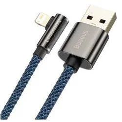 Baseus Legend Series USB naar Apple Lightning Kabel 2.4A Blauw 2M afbeelding 2