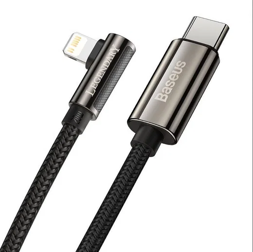 Baseus Legend Series USB-C naar Apple Lightning Kabel 20W Zwart 2M afbeelding 2
