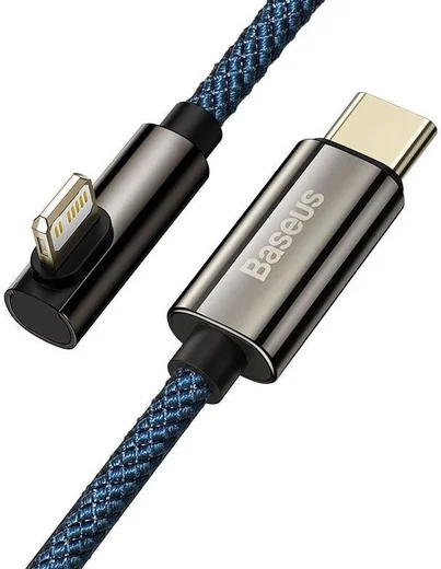 Baseus Legend Haakse USB-C naar Apple Lightning Kabel 20W Blauw 1M afbeelding 2