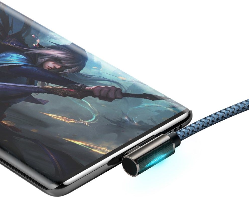 Baseus Legend Series USB naar USB-C Kabel 66W Blauw 2M afbeelding 11
