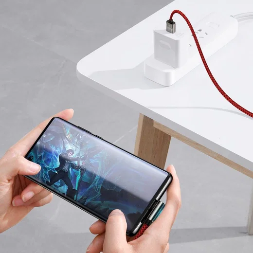Baseus Legend Series USB naar USB-C Kabel 66W Rood 2M afbeelding 3