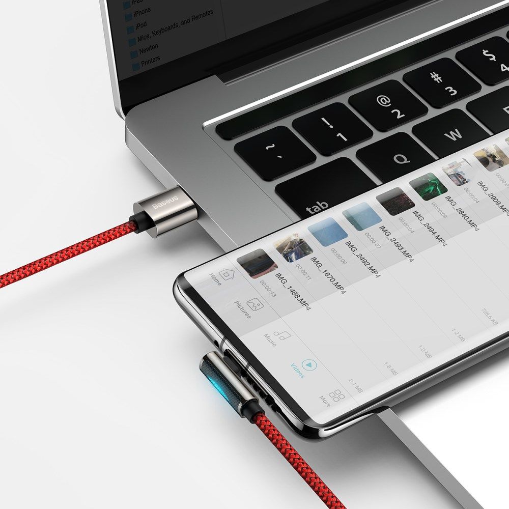 Baseus Legend Series USB naar USB-C Kabel 66W Rood 2M afbeelding 4