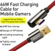 Baseus Legend Series USB naar USB-C Kabel 66W Rood 2M afbeelding 5