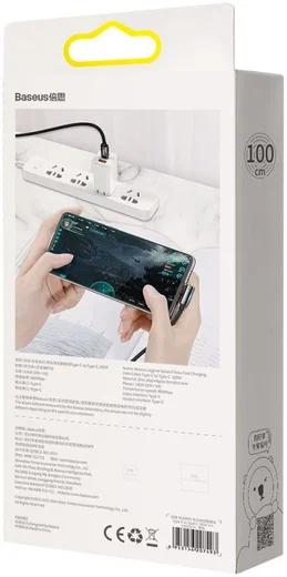 Baseus Legend Series USB-C naar USB-C Kabel 100W Zwart 1M afbeelding 14